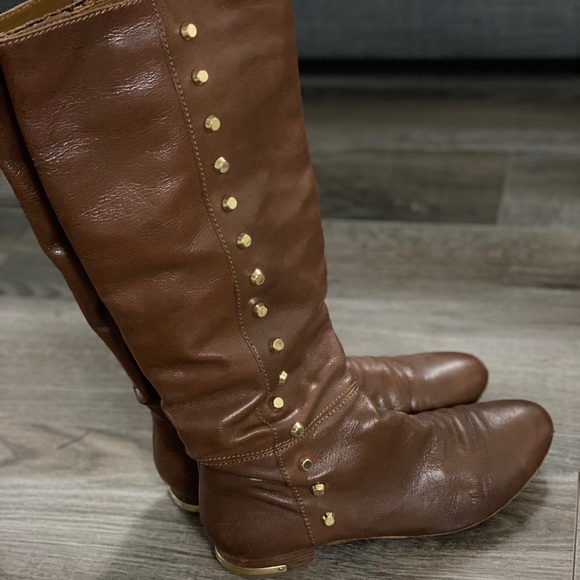 Michael Kors leather boots - Picture 1 of 5